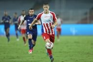 Johnson's goal proved to be the winner for ATK (Image Courtesy: ISL)